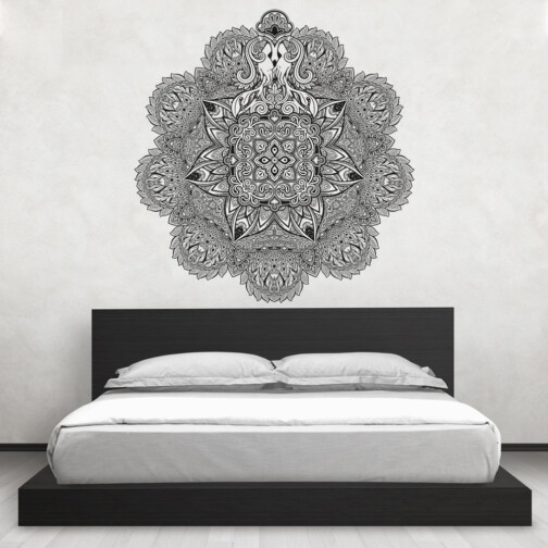 Sticker Mandala Fleurie