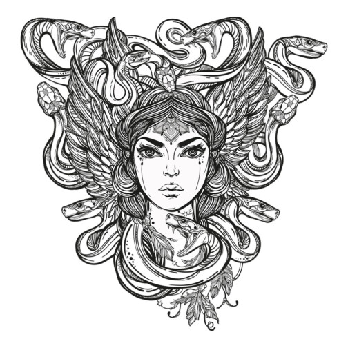 Sticker Medusa