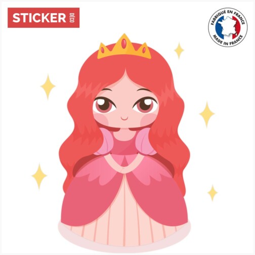 Sticker Mini Princesse