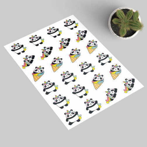 Sticker Panda Kawaii