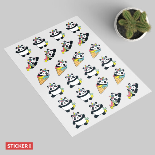 Sticker Panda Kawaii