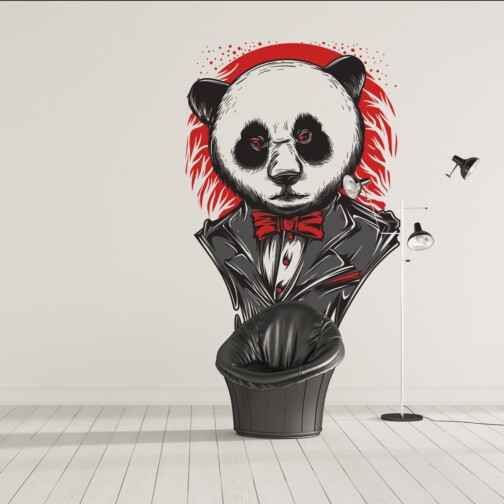 Sticker Panda Scarface