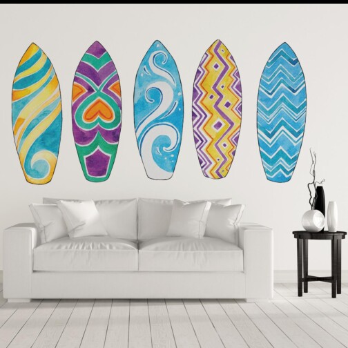 Sticker Planche Surf