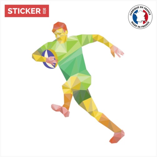 Sticker Rugbyman
