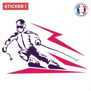 Enfants Style Préféré Stickers Ski Stickers Muraux Ski Vinyle Autocollants  Skieur Stickers Muraux Saut À Ski Freestyle Sport[x6342] - Cdiscount Maison