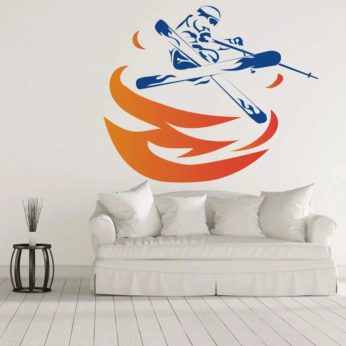 Sticker-Skieur-Enflammé-02 Sticker Skieur Enflammé