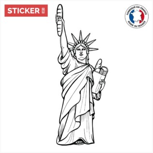 Sticker Statue De La Liberté-Pain