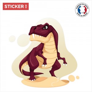 Sticker T-rex Rouge