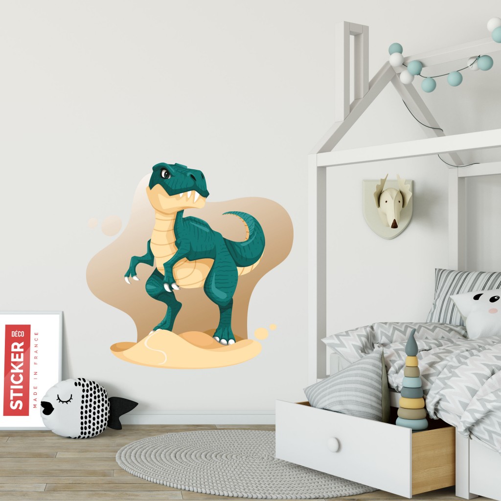 Sticker T-Rex Classique | Stickers Dinosaures | Stickerdeco.fr