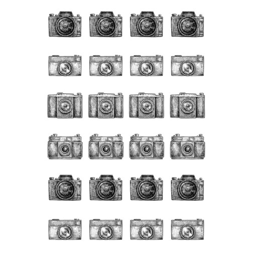 Sticker Vintage Camera