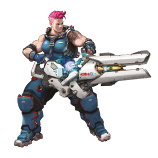 Sticker Zarya Overwatch