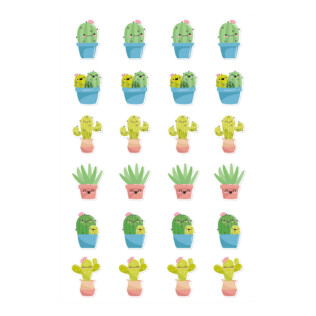 Stickers Cactus Kawaii 1