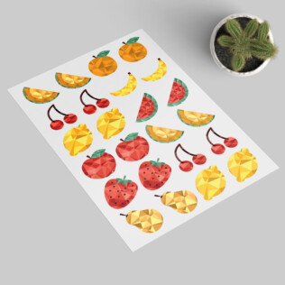 Stickers Fruits Cristallisés