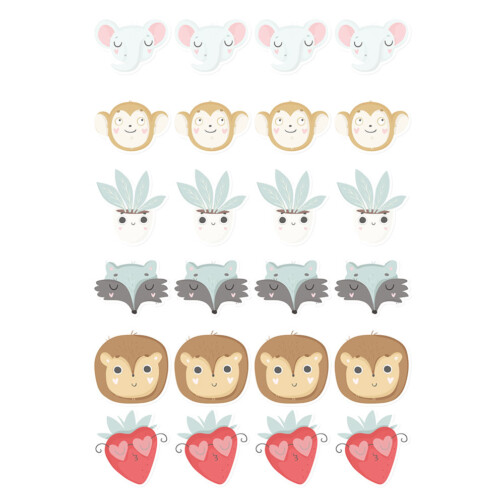 Stickers Animaux et Fraises