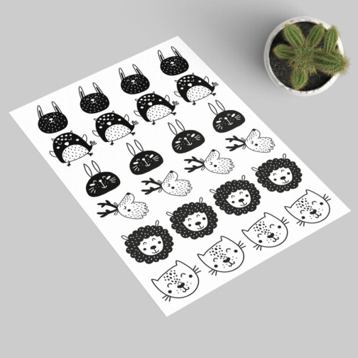 Sticker Animaux Mignons 3