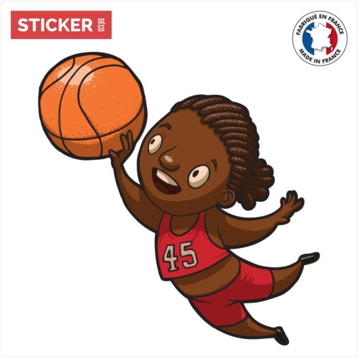 Sticker Basketteuse