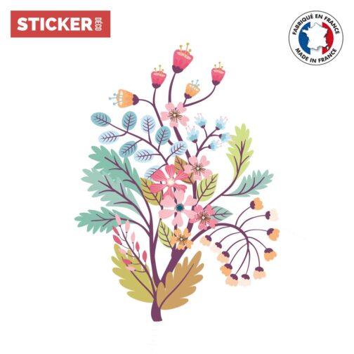 Sticker Branche Fleurie Horizon