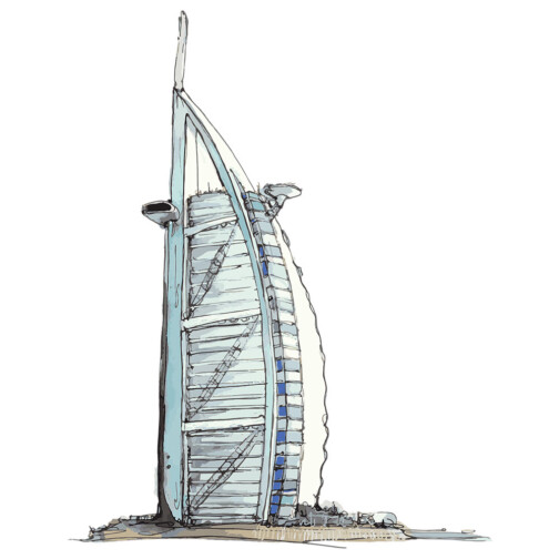 Sticker Burj Al Arab