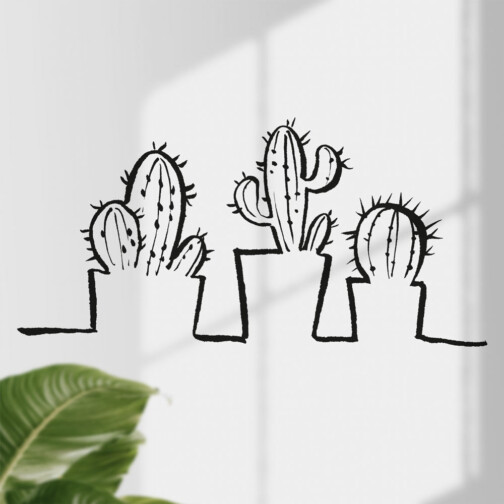 sticker cactus Pots Collection