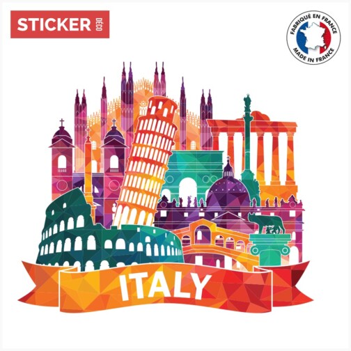 Autocollants décoratifs, Italie, stickers, Scrapbooking - Stickers