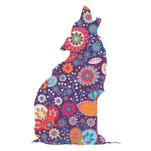 Sticker Loup Floral