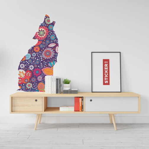 Sticker Loup Floral