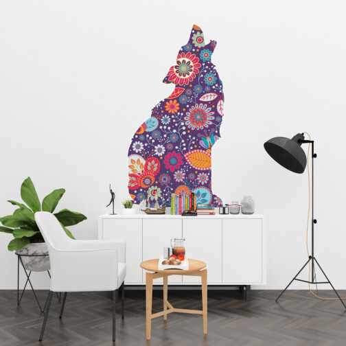 Sticker Loup Floral