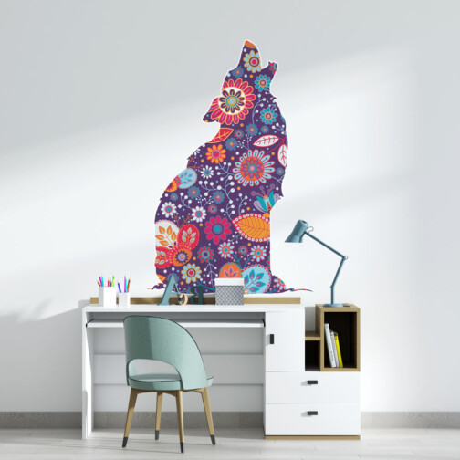 Sticker Loup Floral