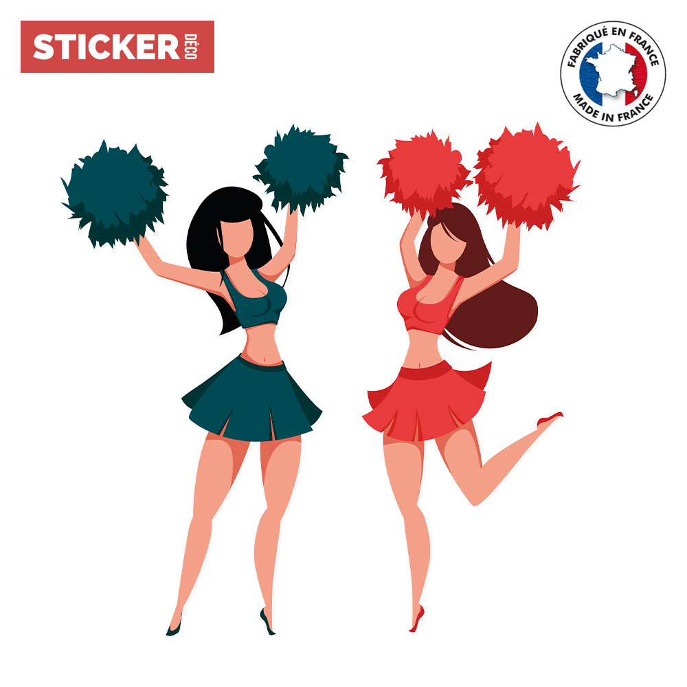 Sticker PomPom Girl - Stickers Sport - Autocollants