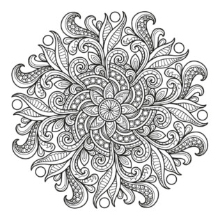 Sticker Rosace Mandala