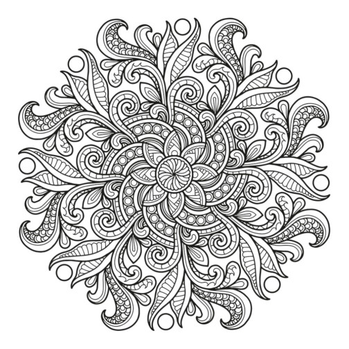 Sticker Rosace Mandala