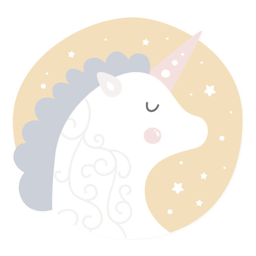 Sticker Splendide Licorne