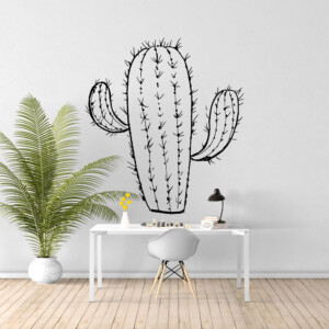 sticker cactus doodle