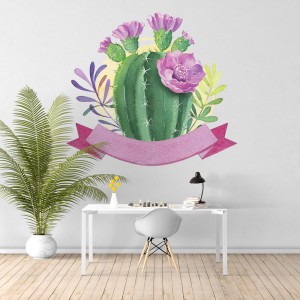 Sticker Cactus Fleur