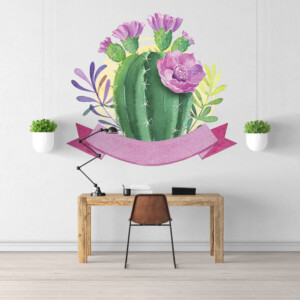 Sticker Cactus Fleur