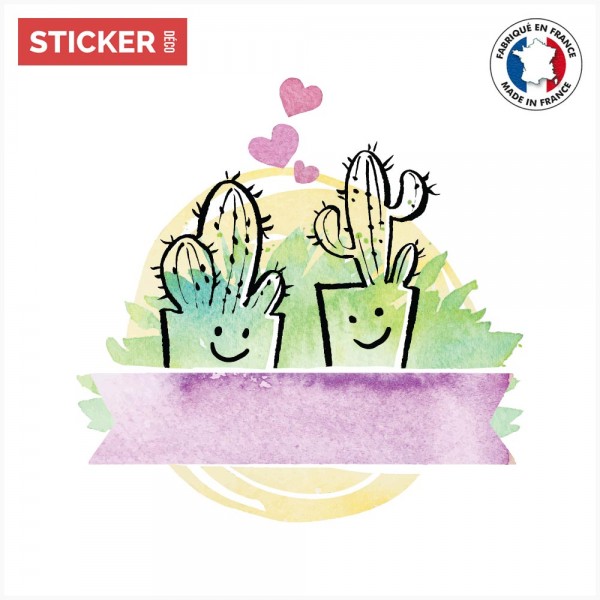 Stickers Patte De Chat Avec Cœur - "J'aime Les Animaux" - Vinyle - Neuf
