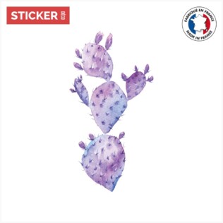 Sticker Cactus Violet