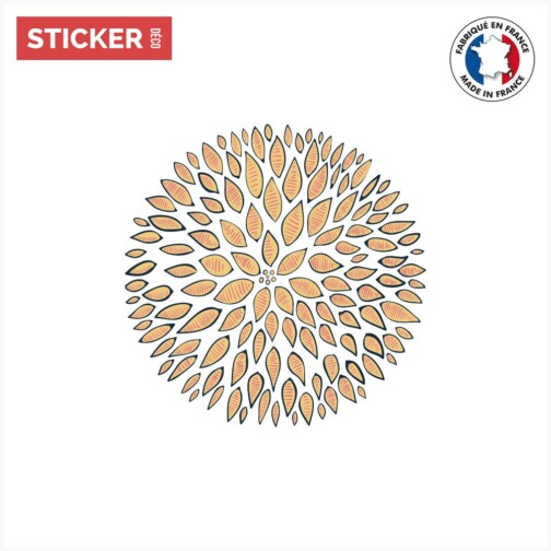 Sticker Fleur Ronde