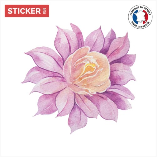 Sticker Fleur Magenta