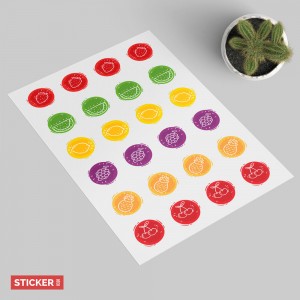 Sticker Fruit Icone