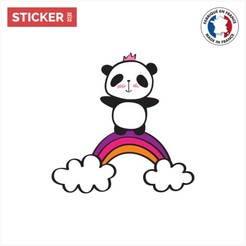 Sticker Panda Heureux