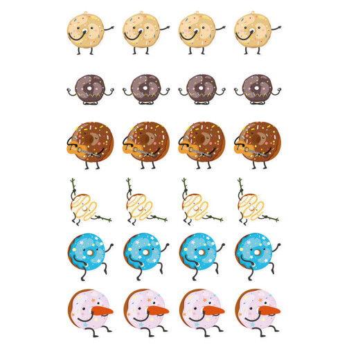 Stickers Donuts Mignon