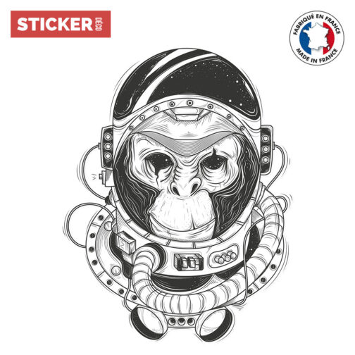 Sticker Singe Astronaute