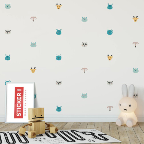 Stickers Planche Animaux 1