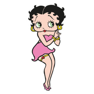 Sticker Betty Boop Poupoupidou