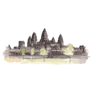 Sticker Angkor Vat