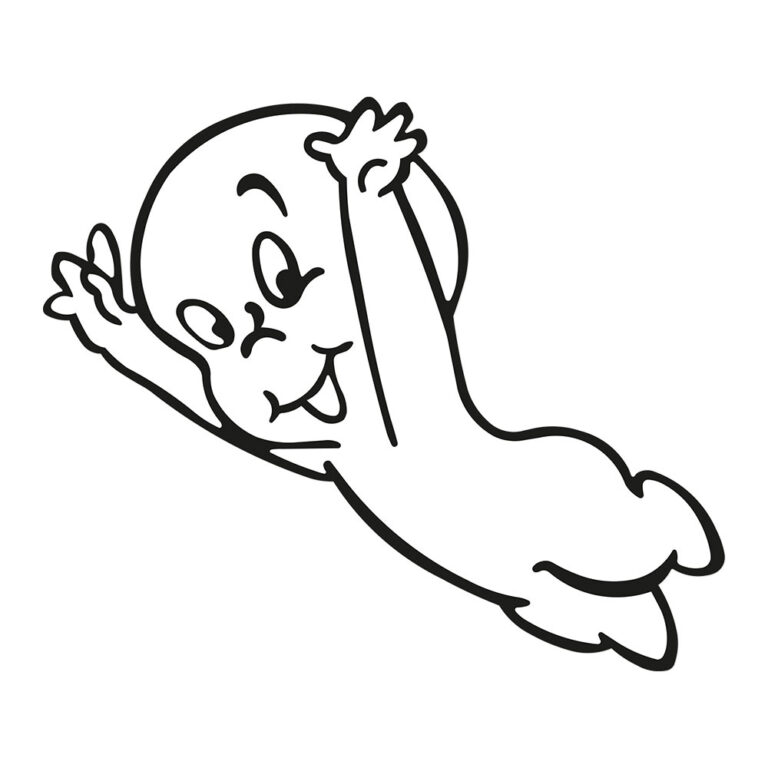 Sticker Casper Le Fantôme - Dessins Animées - Stickerdeco.fr