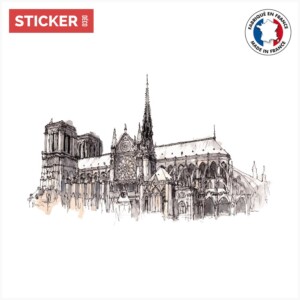 Sticker Cathédrale Notre Dame de Paris