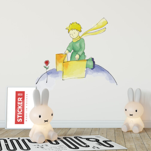 Sticker Petit Prince Rose