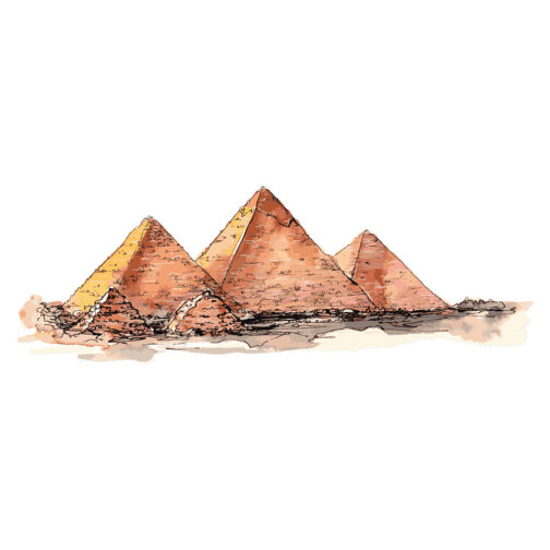 Sticker Pyramides de Gizeh